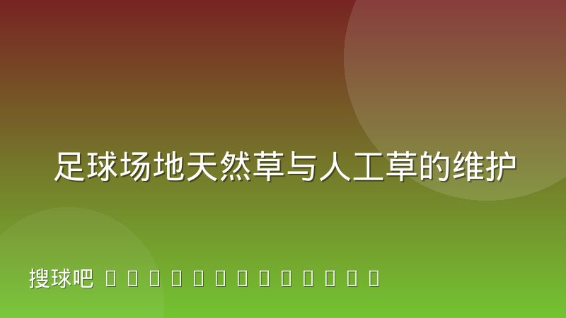 足球场地天然草与人工草的维护成本差异有多大