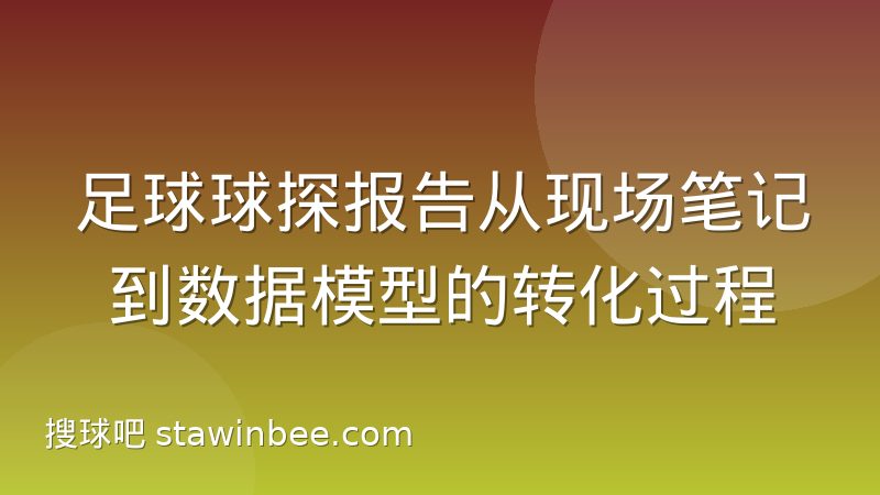 足球球探报告从现场笔记到数据模型的转化过程
